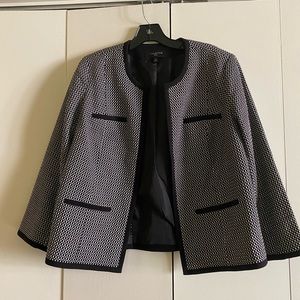 EUC Talbots Woven Boxy Blazer - Chanel Style - 12P